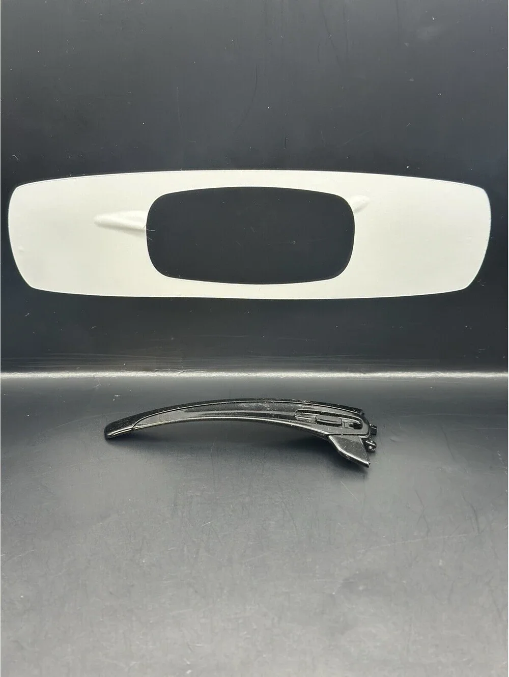 Oakley Batwolf OEM Polished Black Gold Text Right Replacement Arm